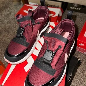 Nike Maroon and Black Sneakers